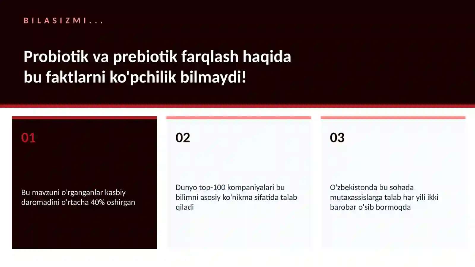 Probiotik va prebiotik farqlash 2