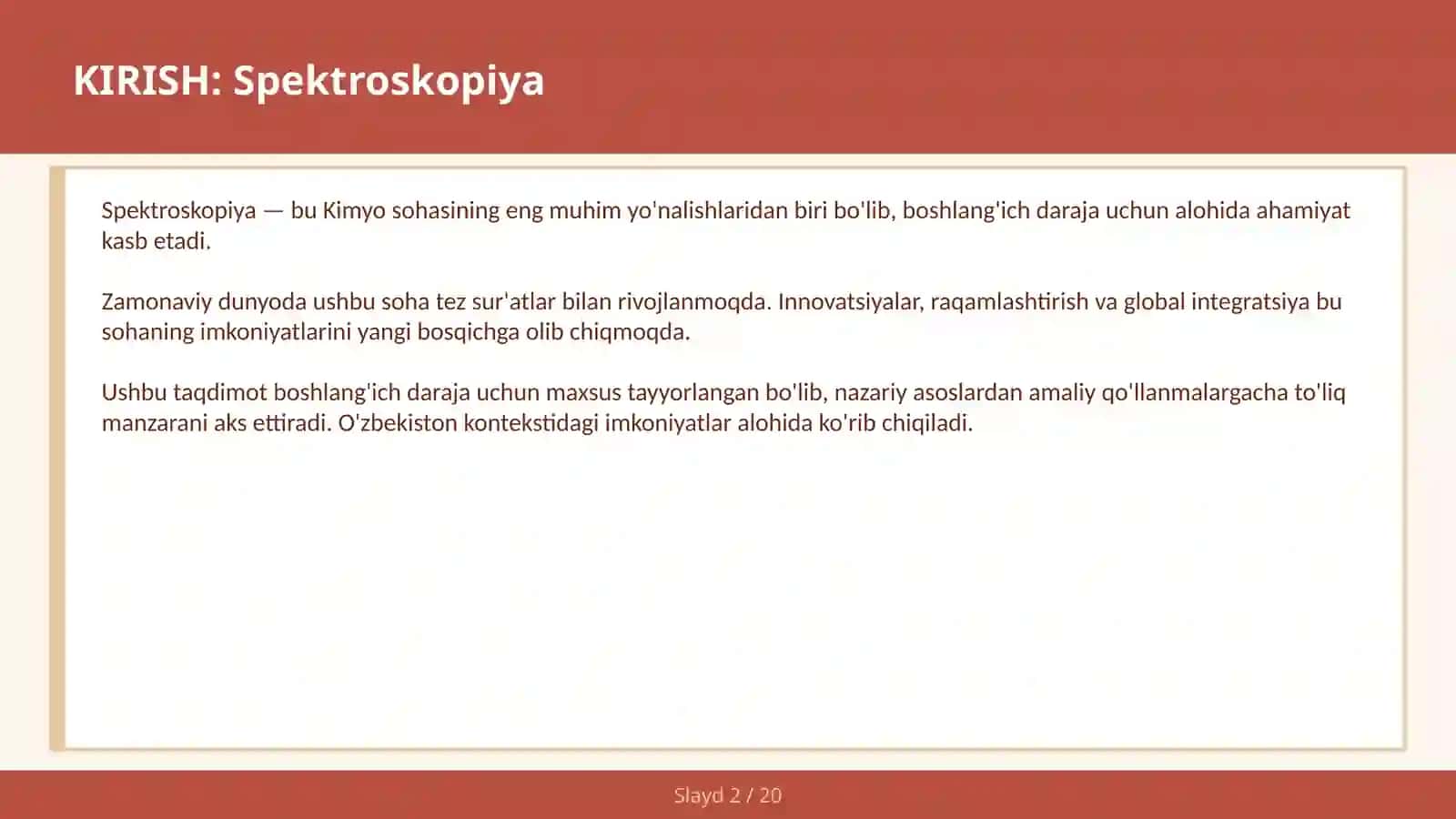 SPEKTROSKOPIYA 2
