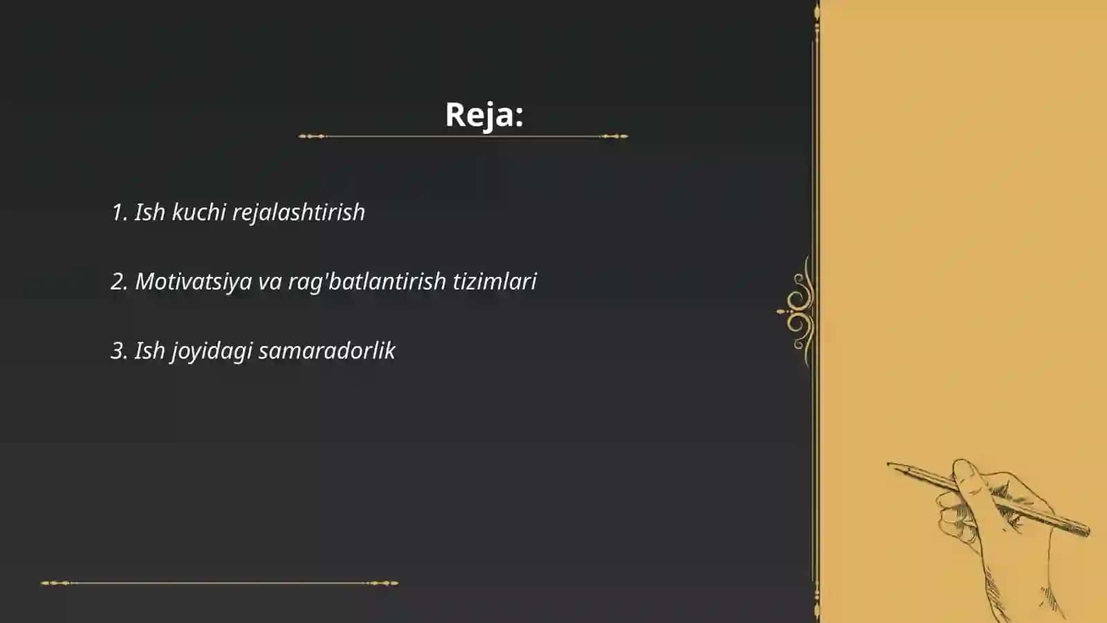 Inson resurslarini samarali boshqarish 2
