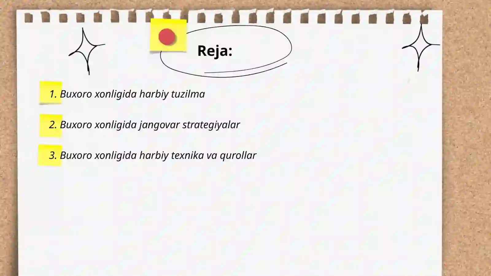 Buxoro xonligida (amirligida) harbiy ishlar 2