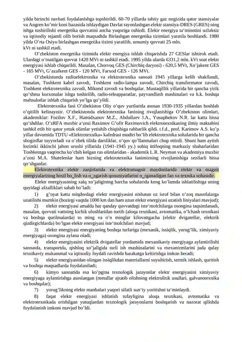 O’zgarmas tok elektr zanjirlari 2