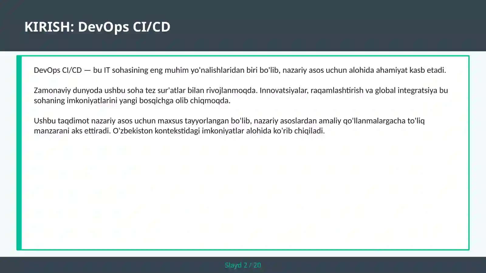 DevOps CI/CD 2