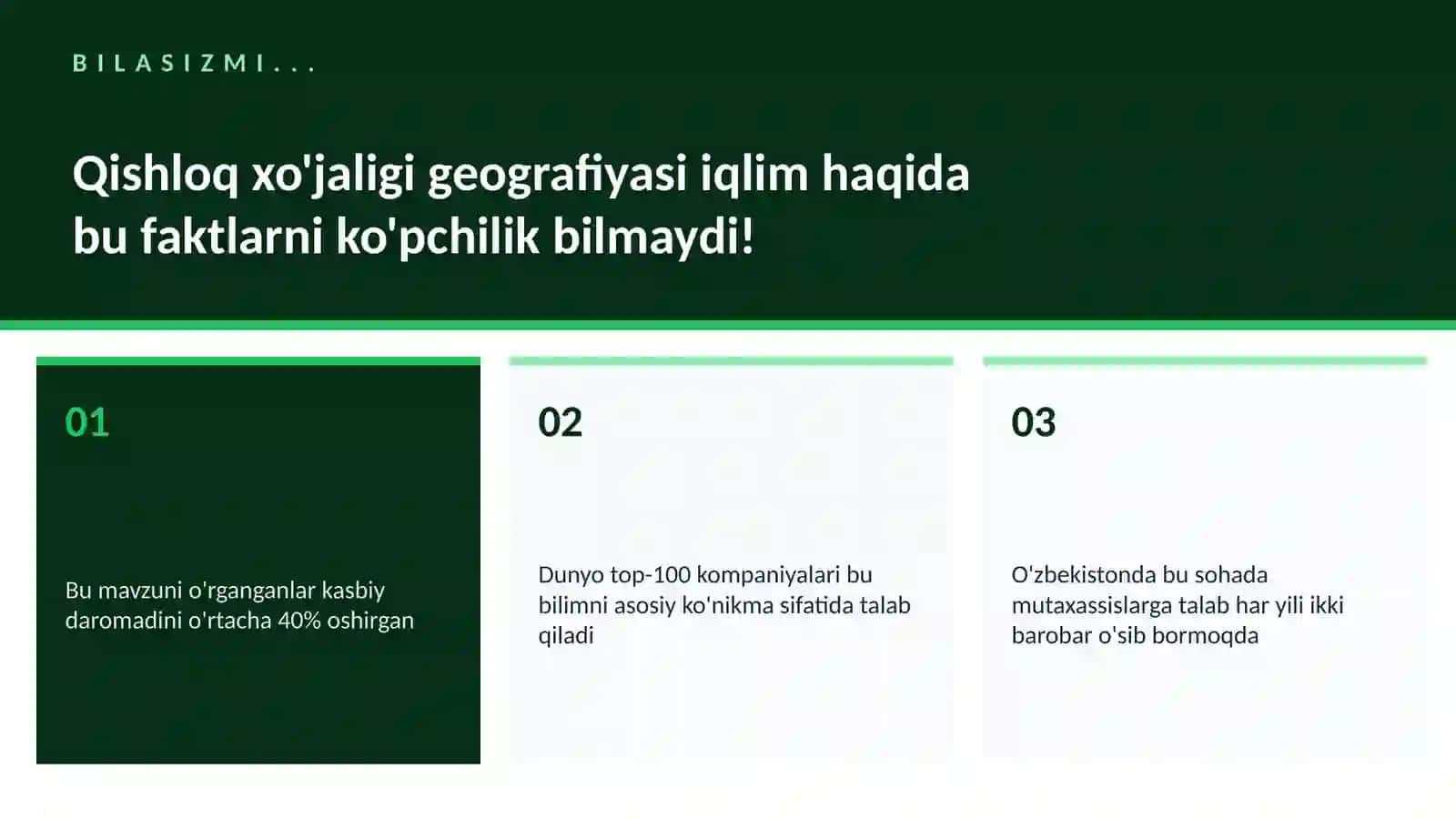 Qishloq xo'jaligi geografiyasi iqlim 2