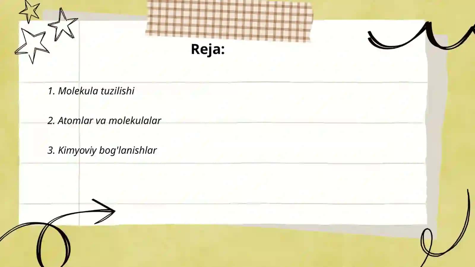 Molekula.Nisbiy molekulyar massa 2