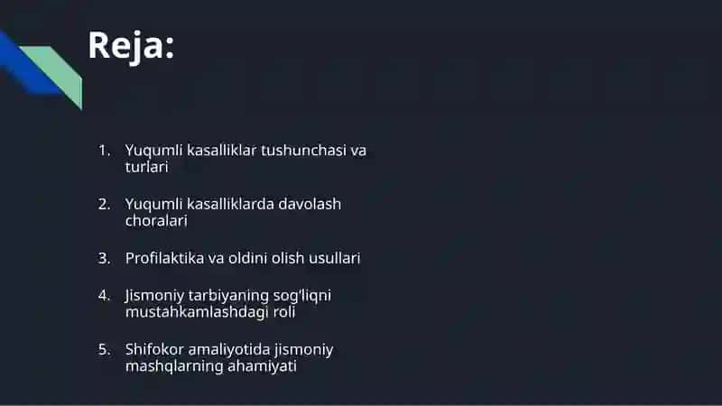 Yuqumli kasalliklar va jismoniy tarbiya 2