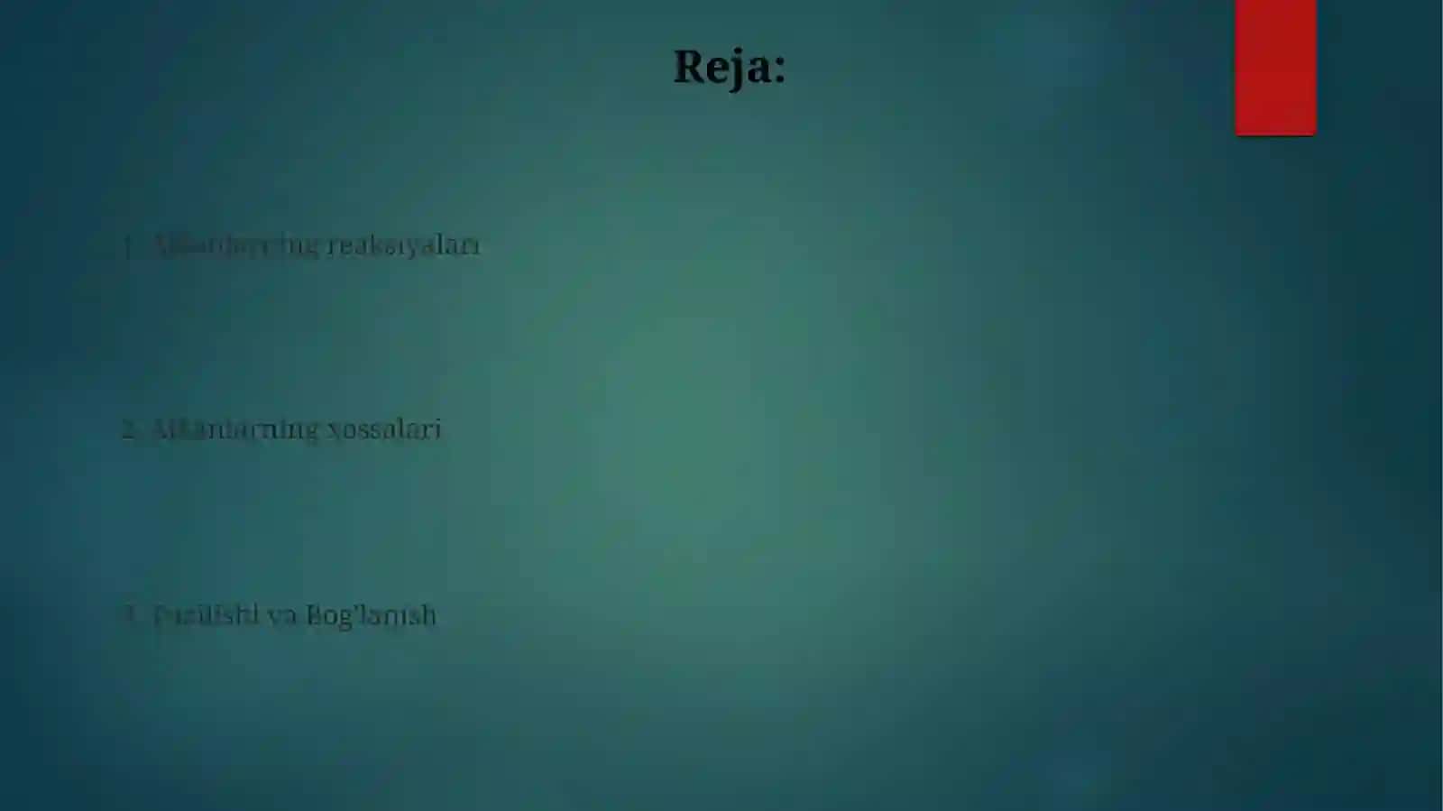 Alkanlar 2