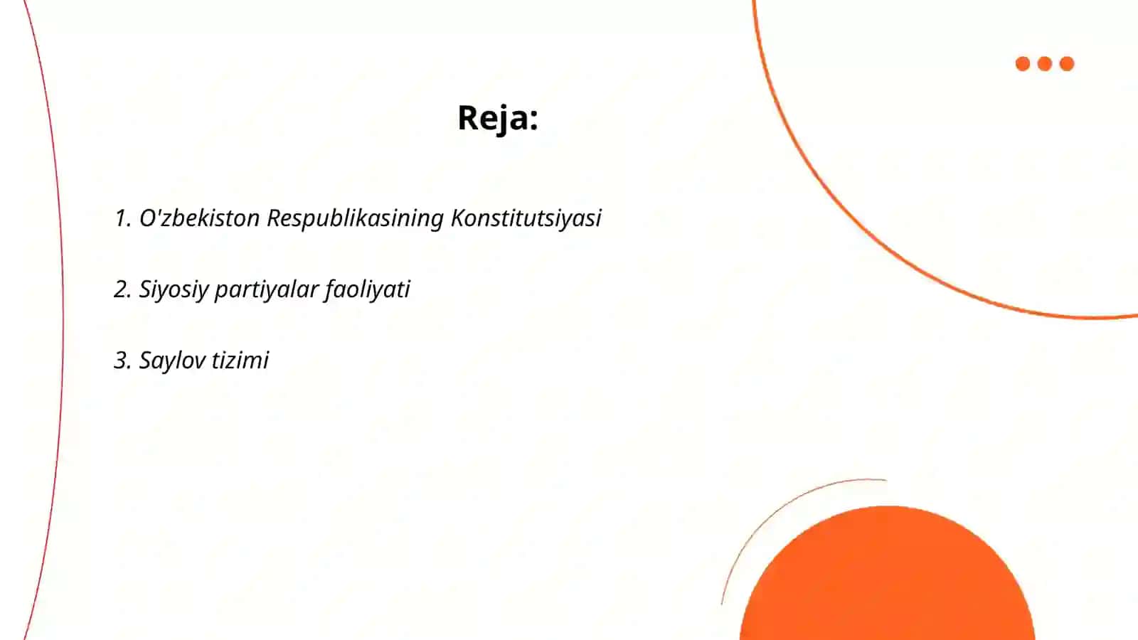 O'zbekiston Respublikasining siyosiy huquqlari 2