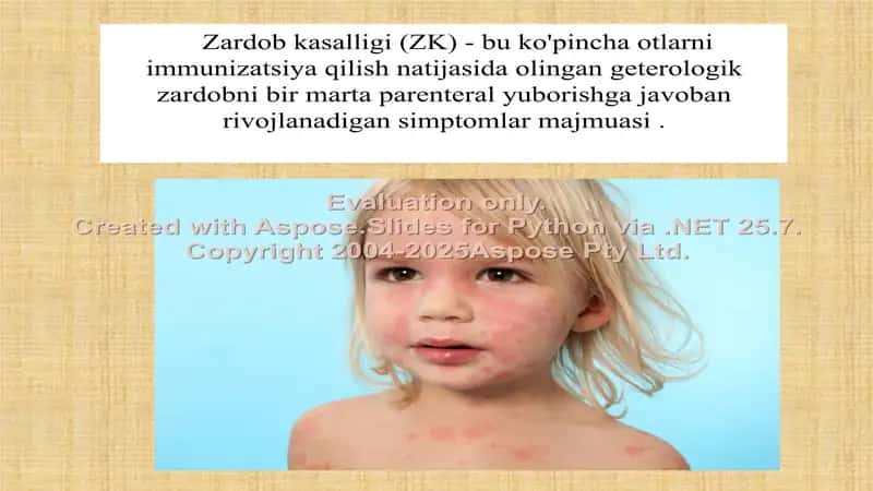 Zardob kasalligi 2