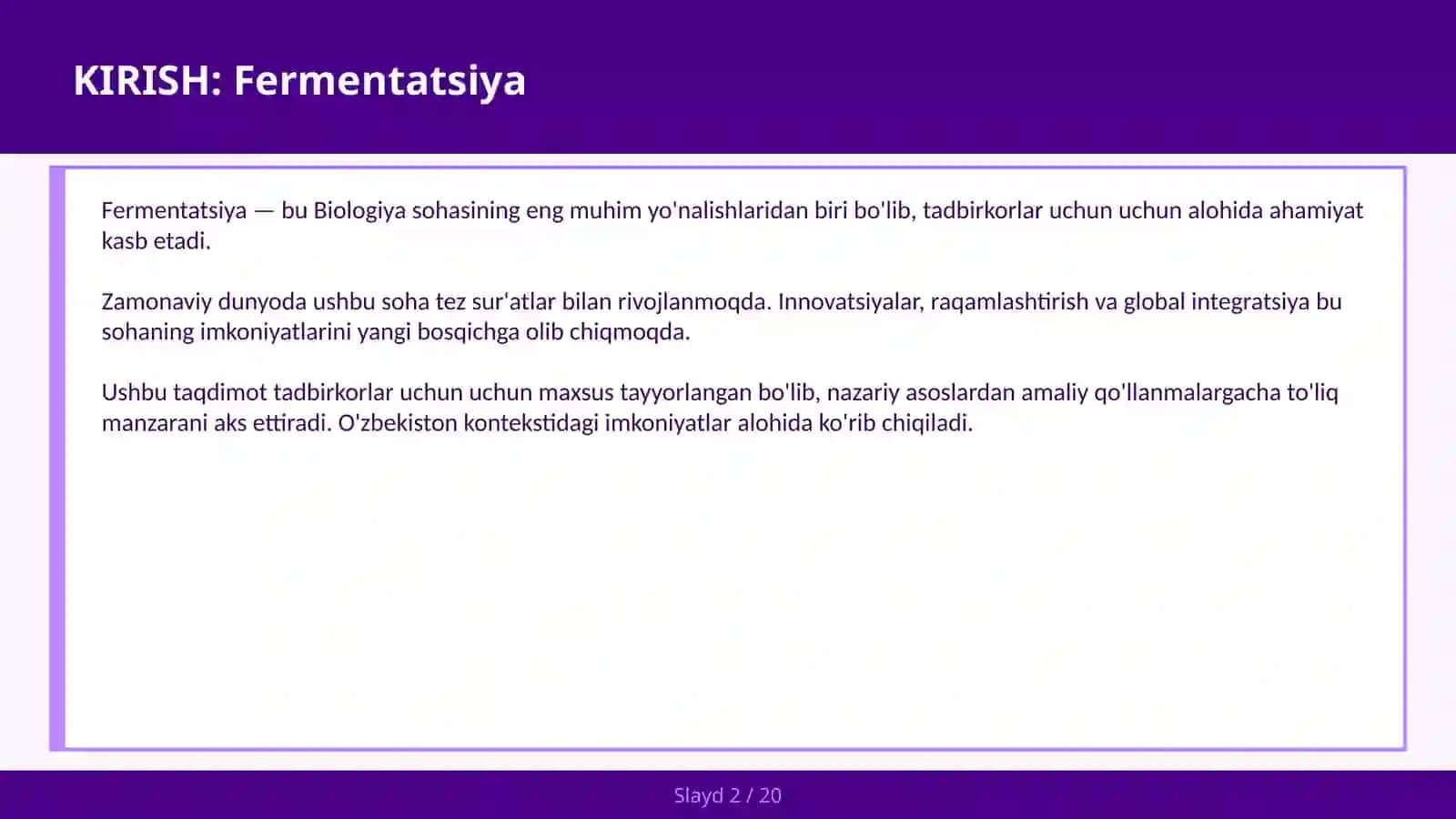 Fermentatsiya 2