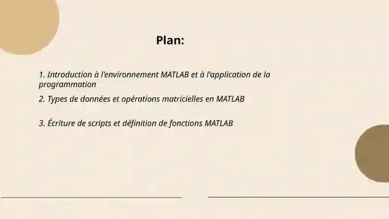 Introduction à l'environnement MATLAB 2