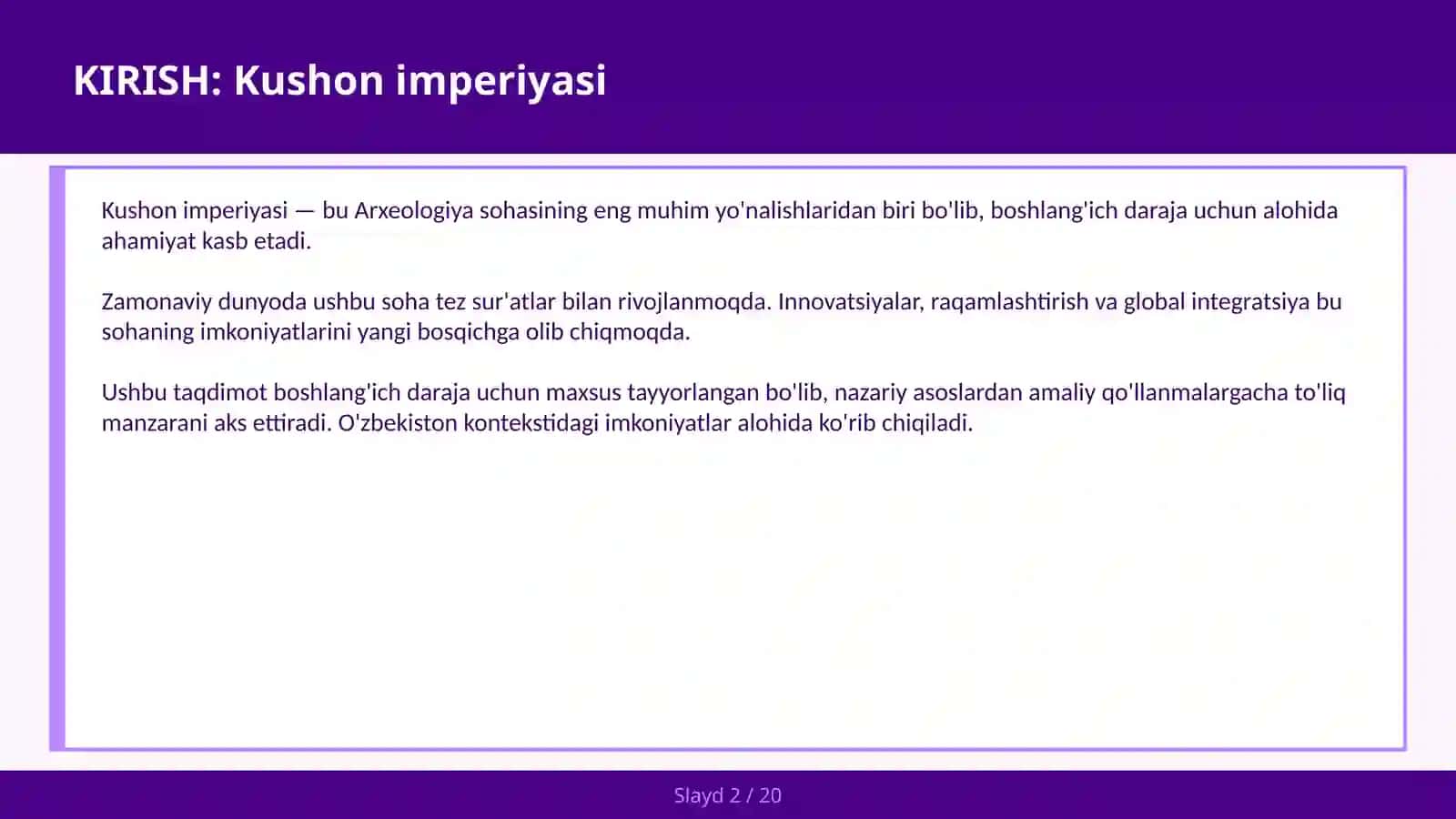 Kushon Imperiyasi 2