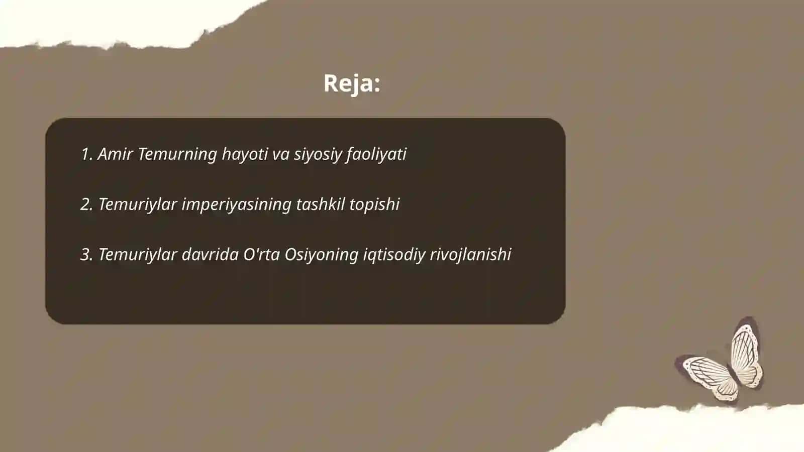 Amir Temur va Temuriylar davrida O'rta Osiyoning o'rganilishi 2