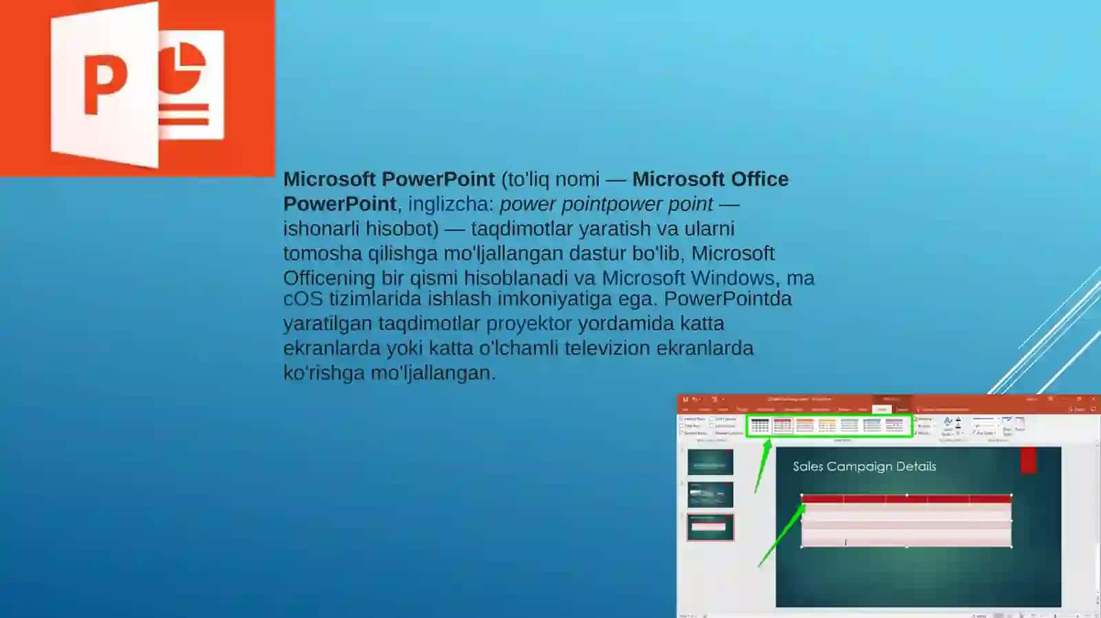 MS Power pointdasturi 2