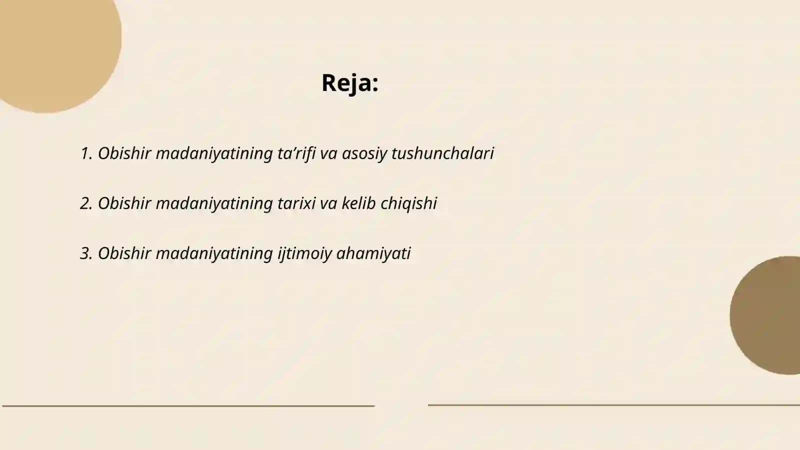 Obishir madaniyati 2