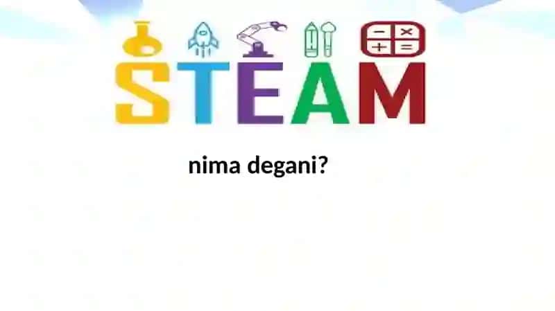 STEAM ta’lim(STEAM Education) 2