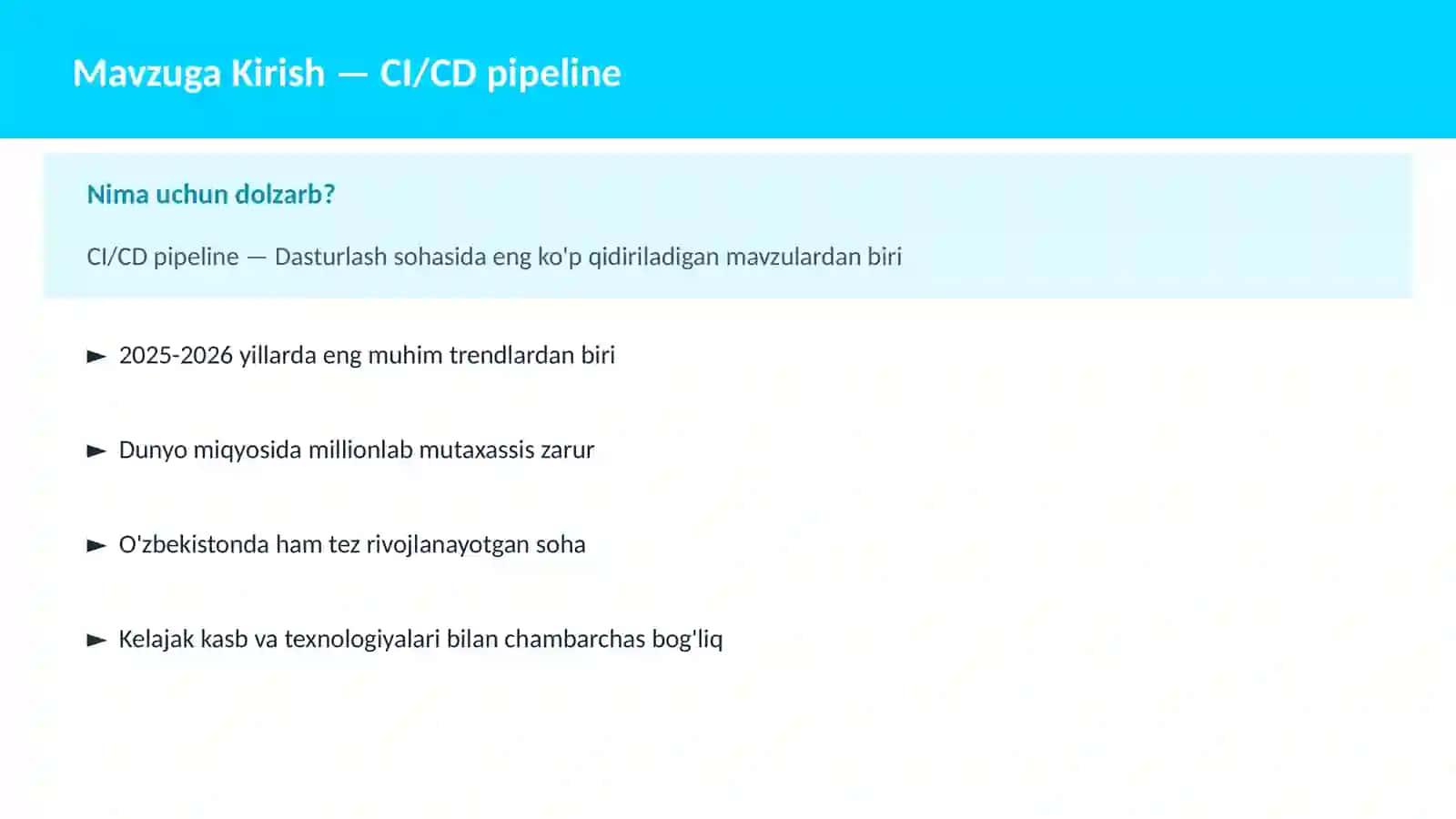 CI/CD pipeline 2