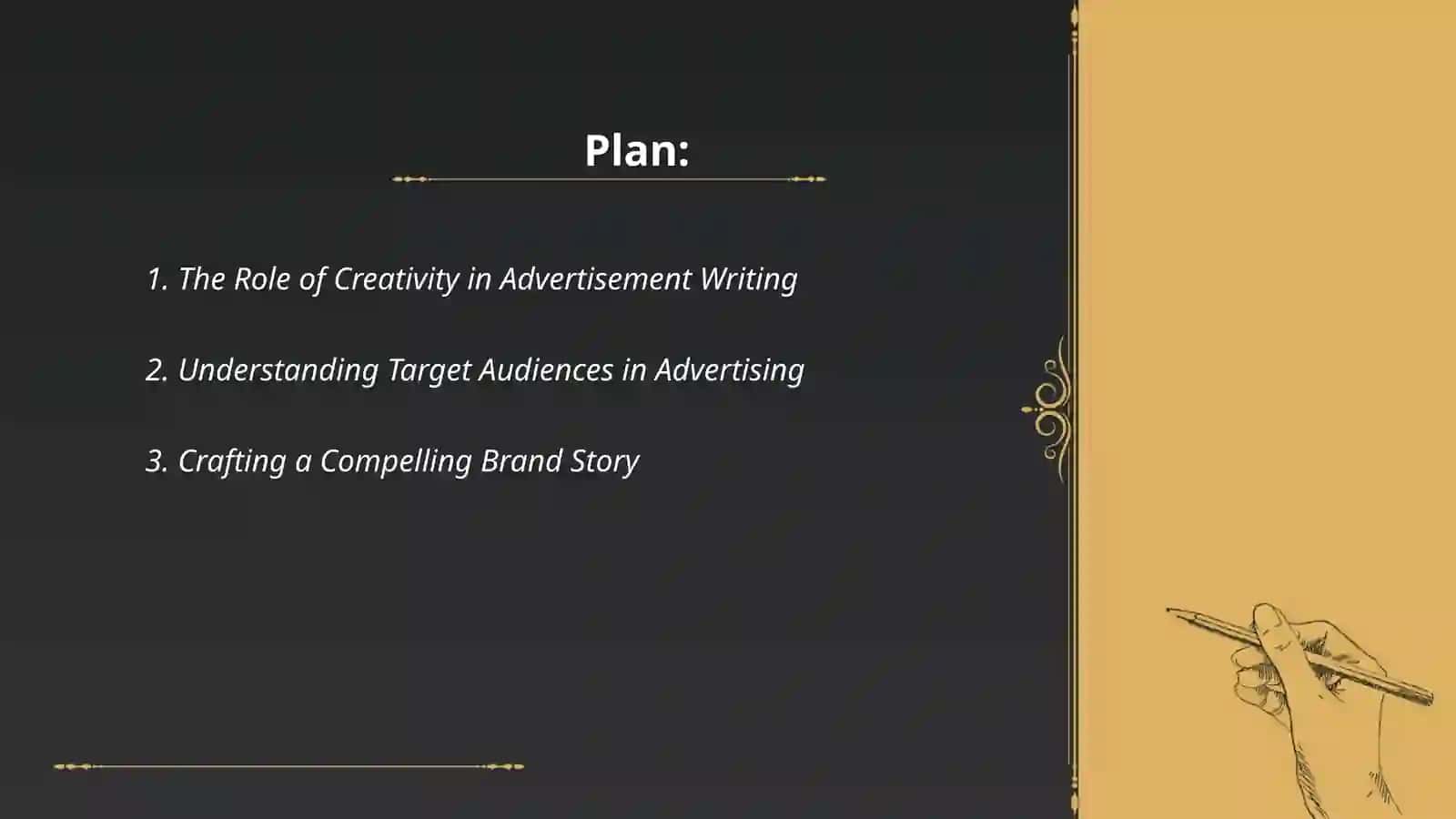 Advertisement writing 2