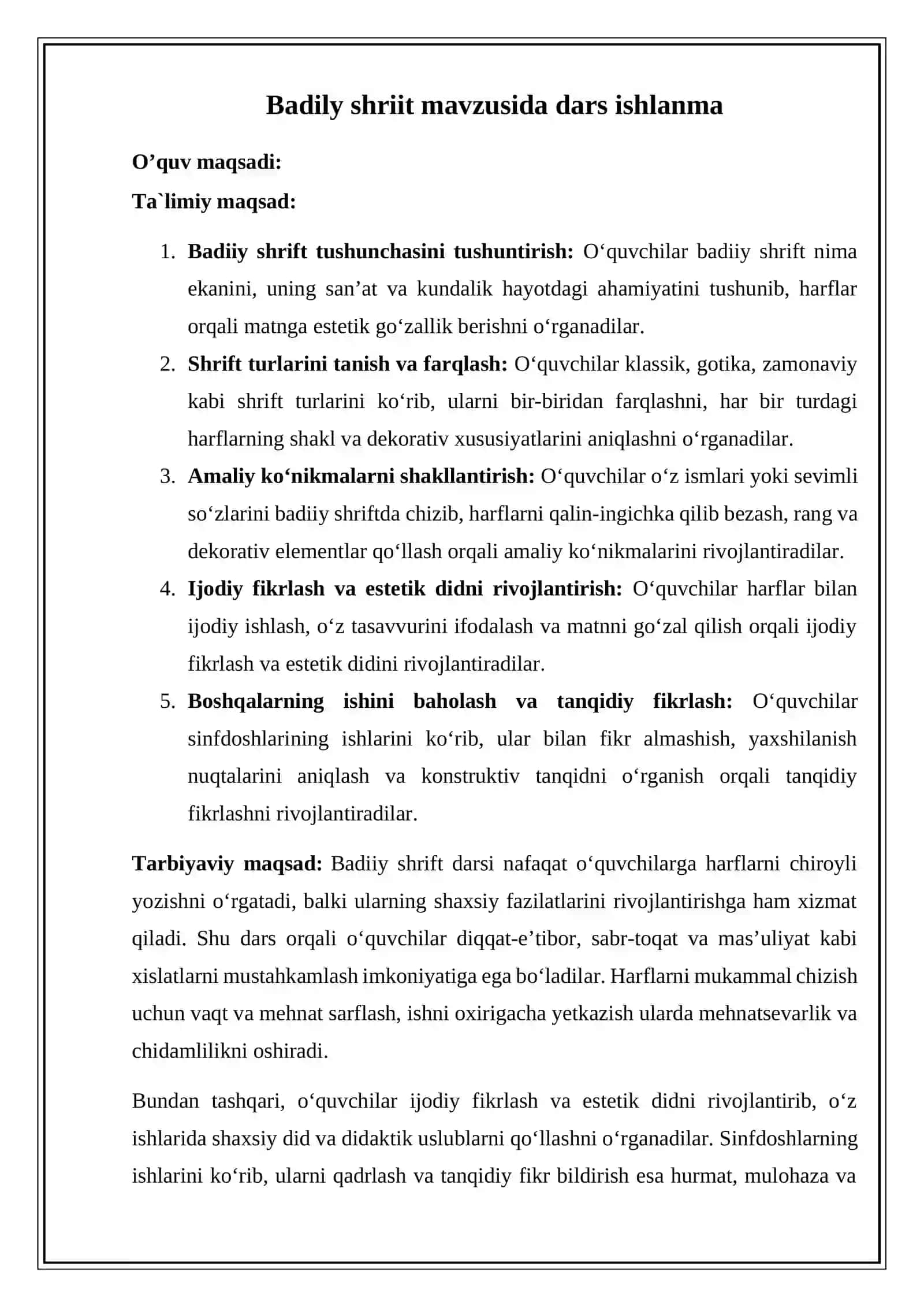 BADIIY SHRIFT 2
