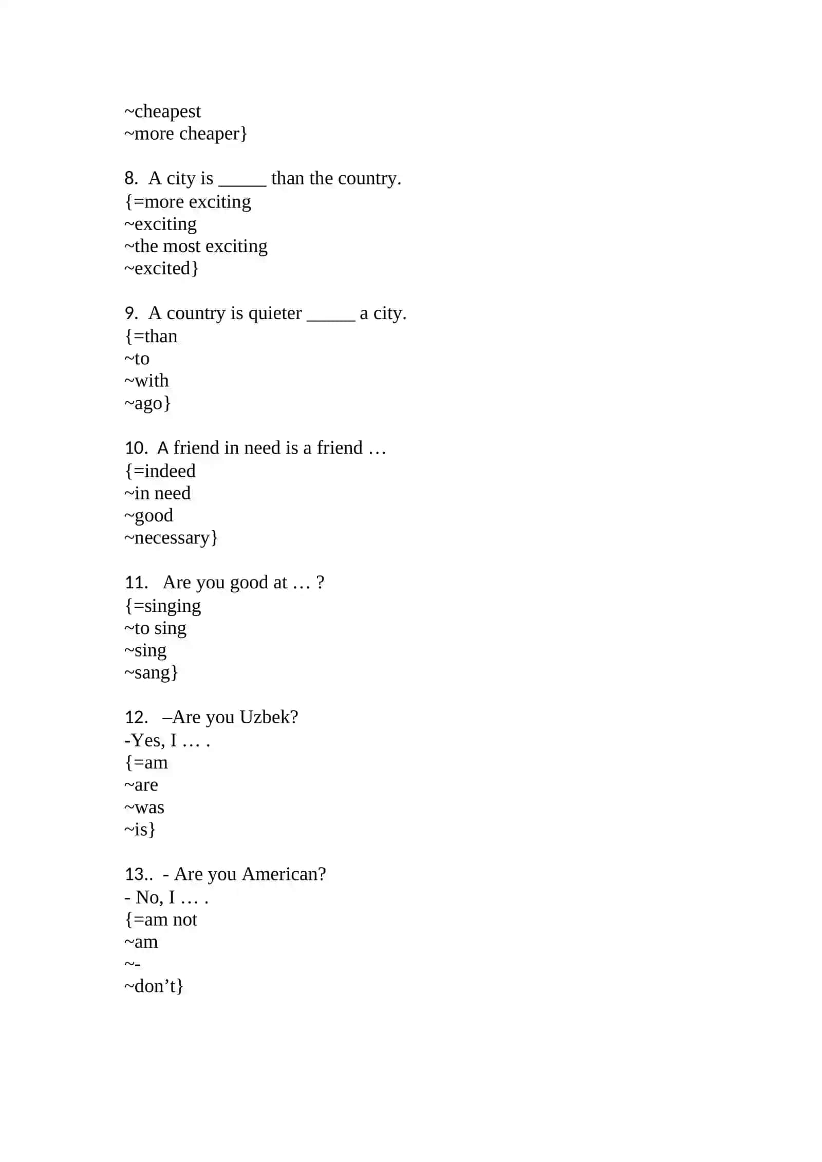 Verb Tenses Practice 2