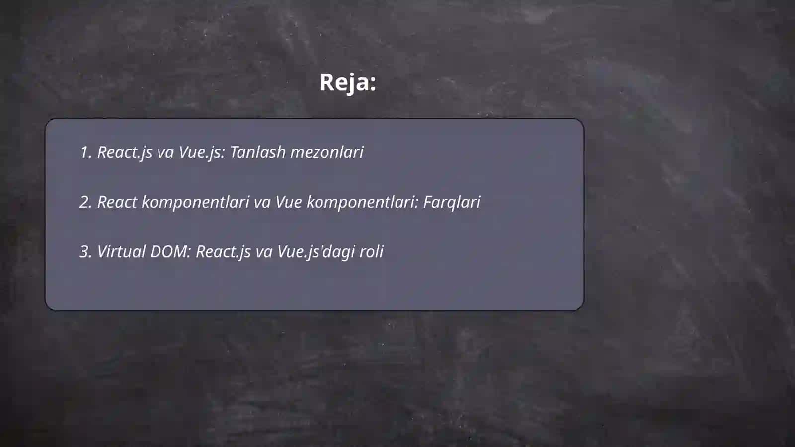 React.js va Vue.js: Tanlash mezonlari 2