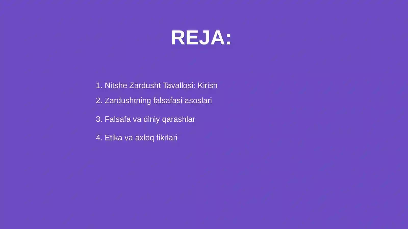 Nitshe "Zardusht tavallosi" 2