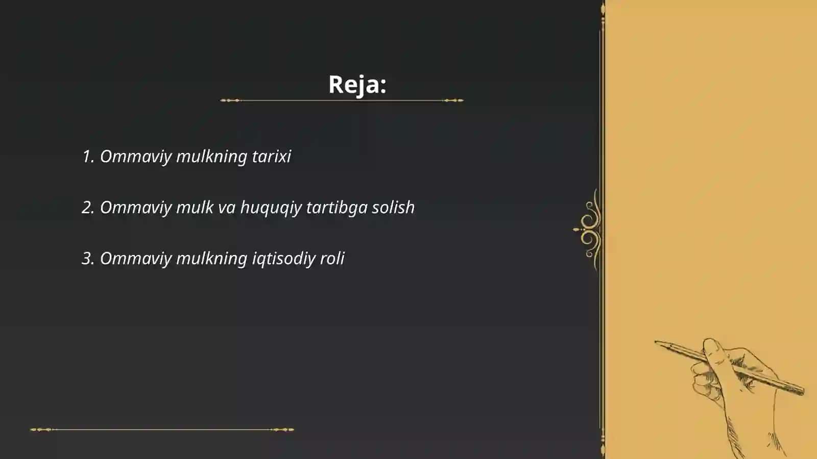 Ommaviy mulk 2