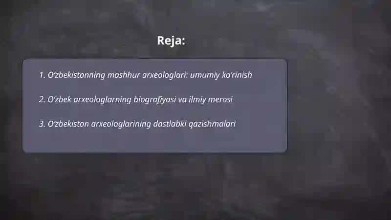 O'zbekistonning mashhur arxeologlari 2