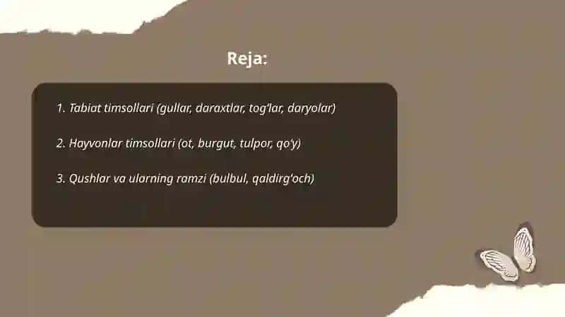 Xalq qo'shiqlaridagi timsollar 2