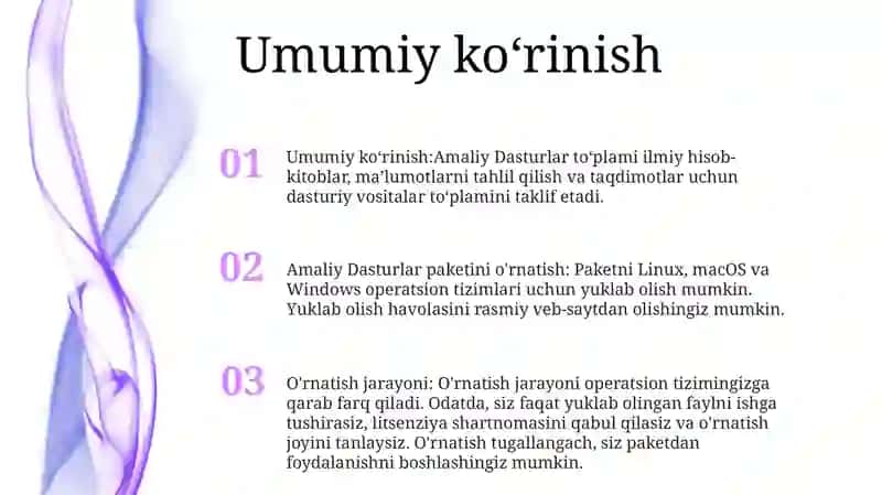 Amaliy Dasturlar Paketi 2