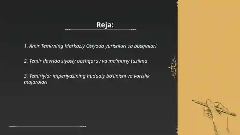 Temir davrida Markaziy Osiyo 2