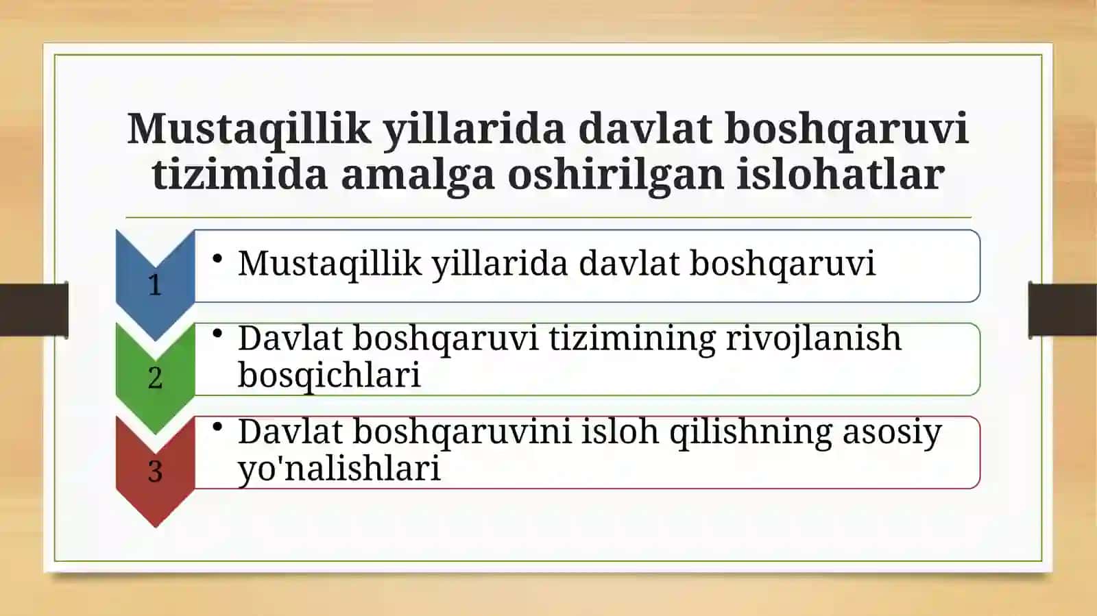 Mustaqillik yillarida davlat taʼlimi 2