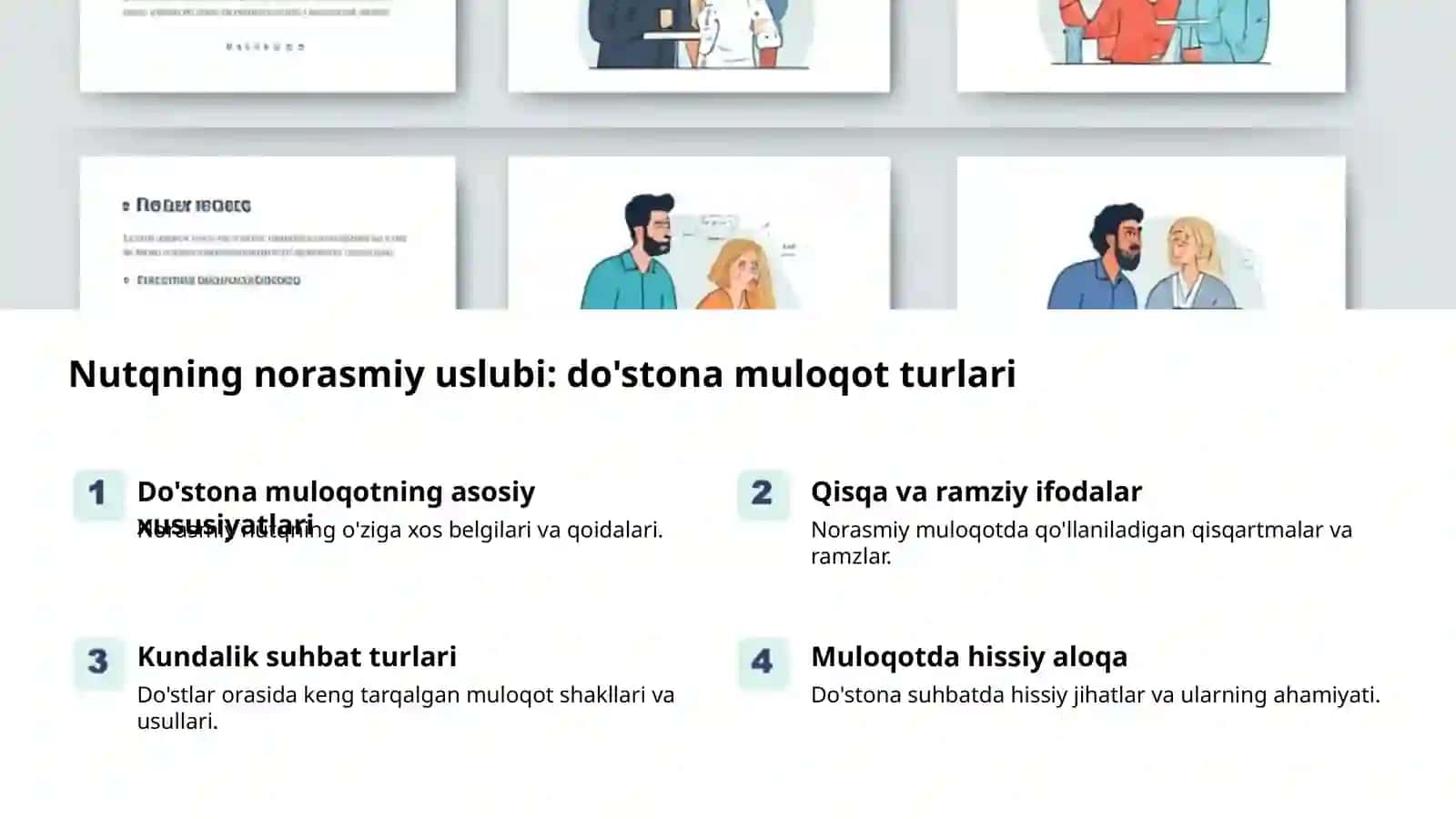 Nutqning Uslubiy Turlari: Asosiy Konseptlar 2