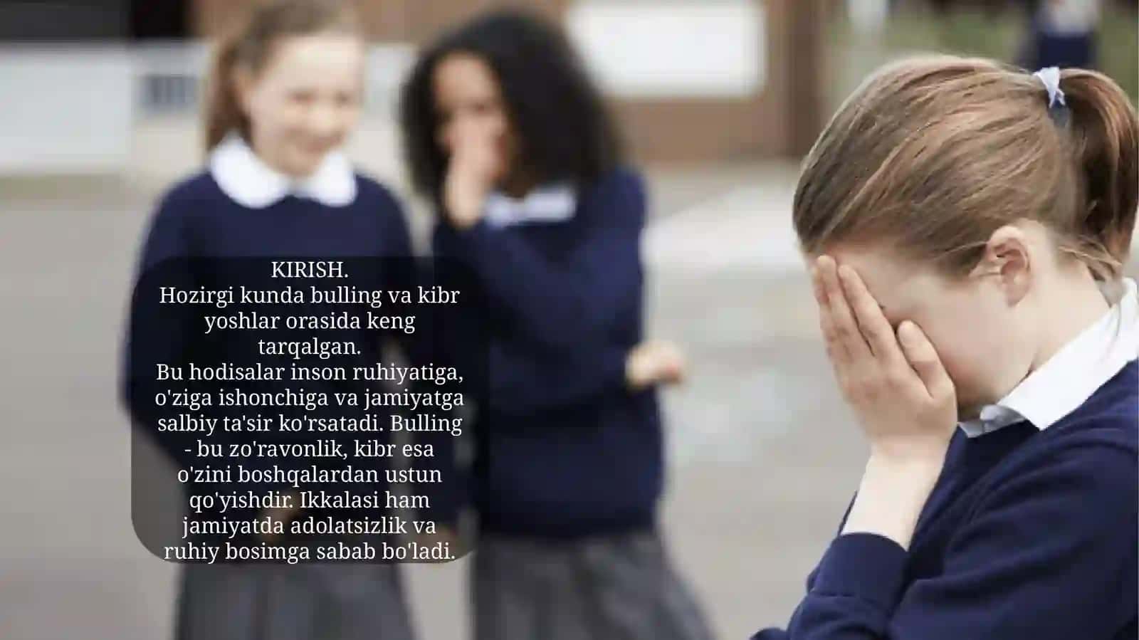 Bulling va Kibr.Bulling muammolari 2