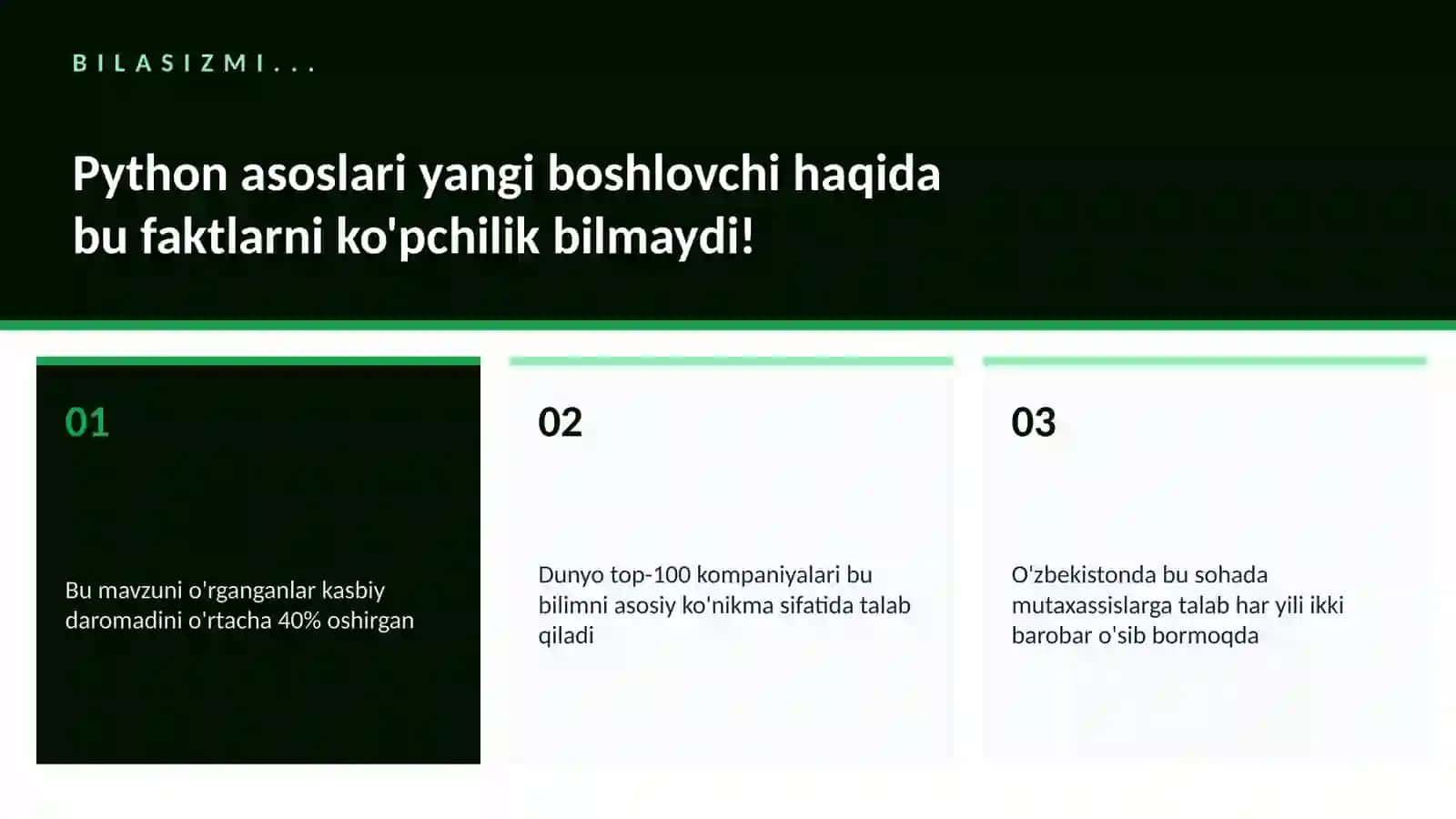 Python asoslari yangi boshlovchi 2