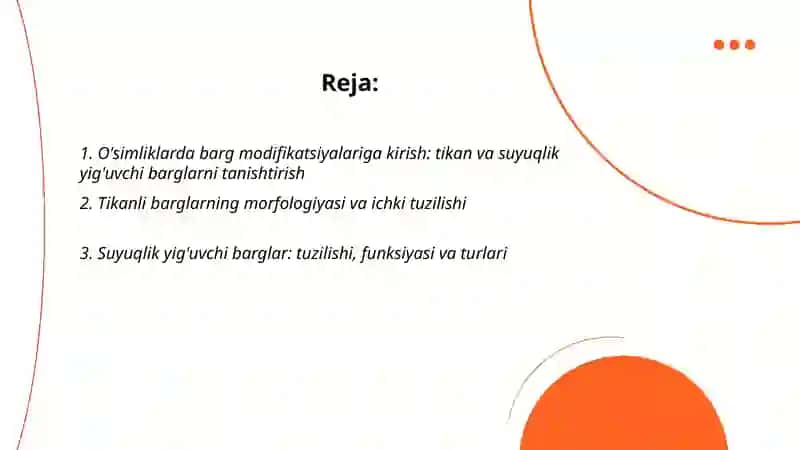 O'simliklarda Barglarning Modifikatsiyasi 2