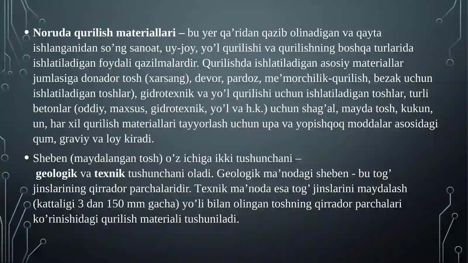 NORUDA QURILISH MATERIALLARI 2