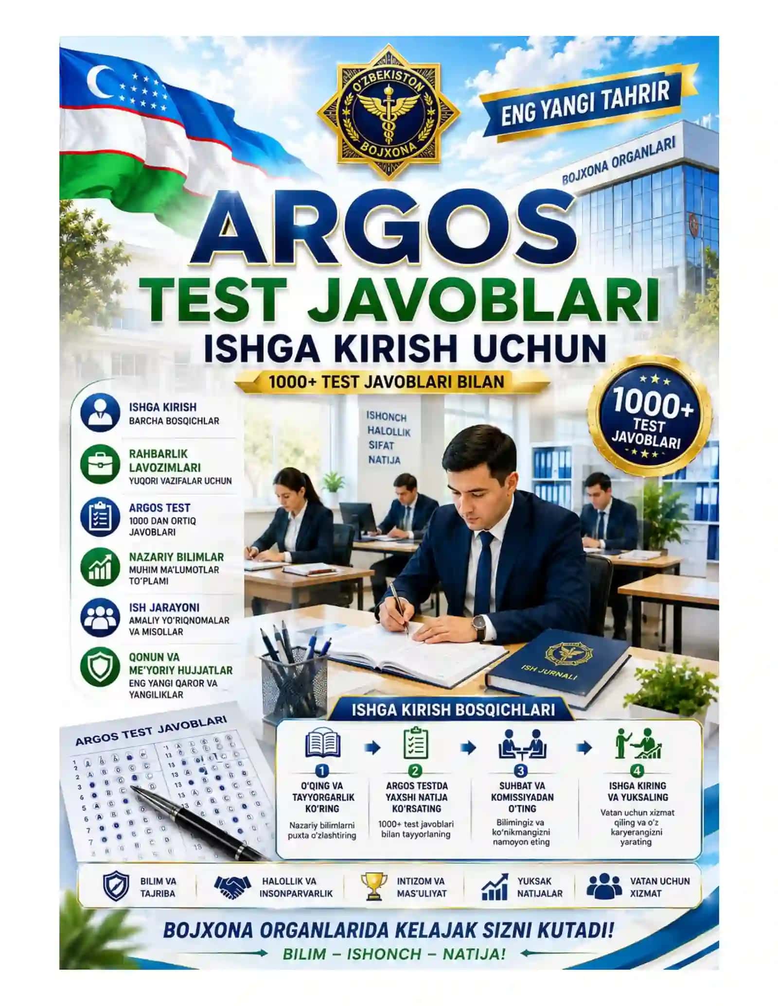 ARGOS TEST JAVOBLARI - Eng yangi tahrir 2