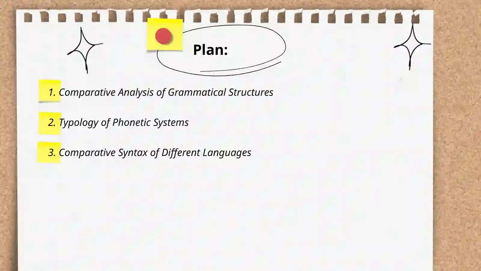 Comparative typology 2