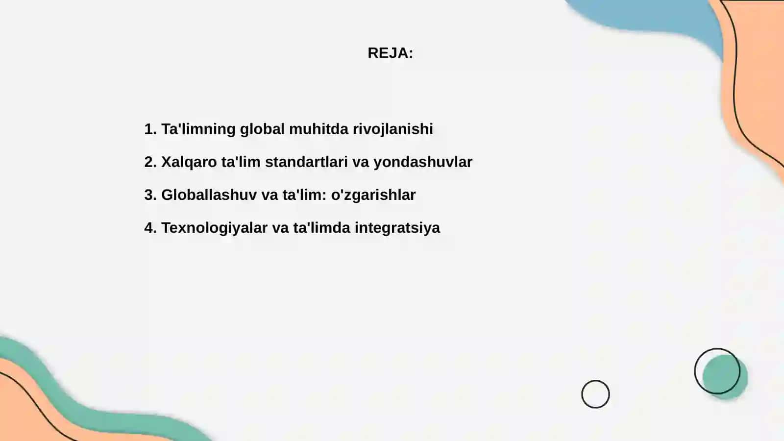 Ta'limning xalqarolashuvi va globallashuvi 2