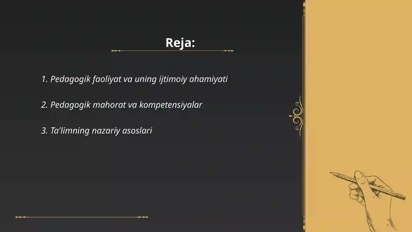 Pedagog kasbini mohiyati 2