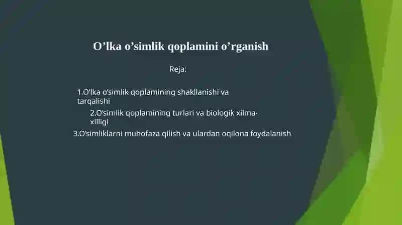O'lkashunoslik 2