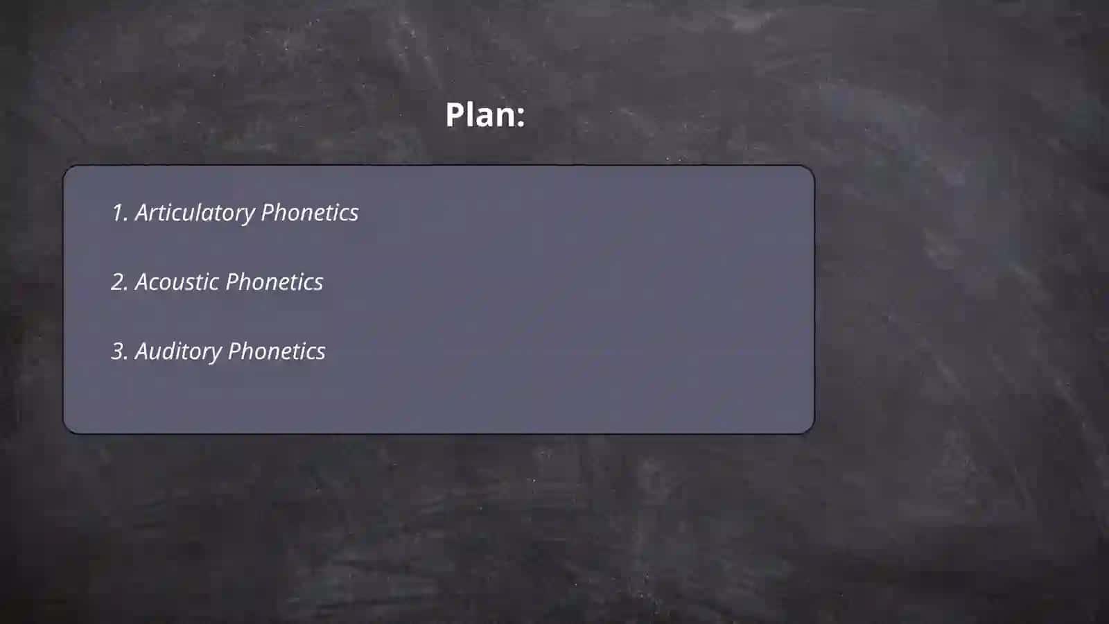 Phonetic and Phonology 2