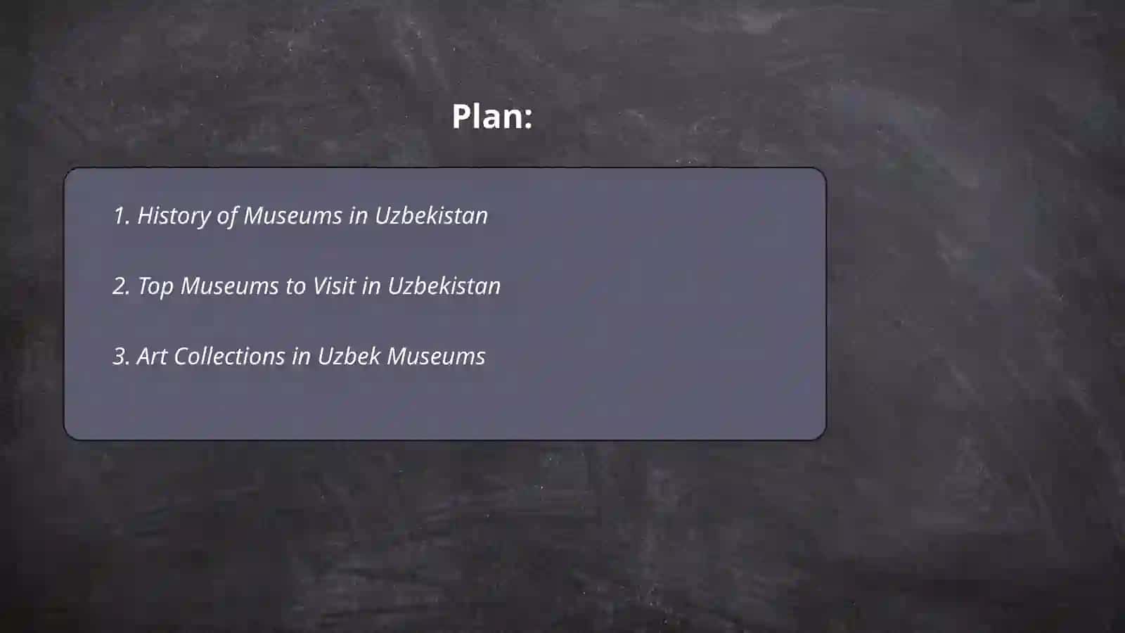 Uzbekistan's museum 2