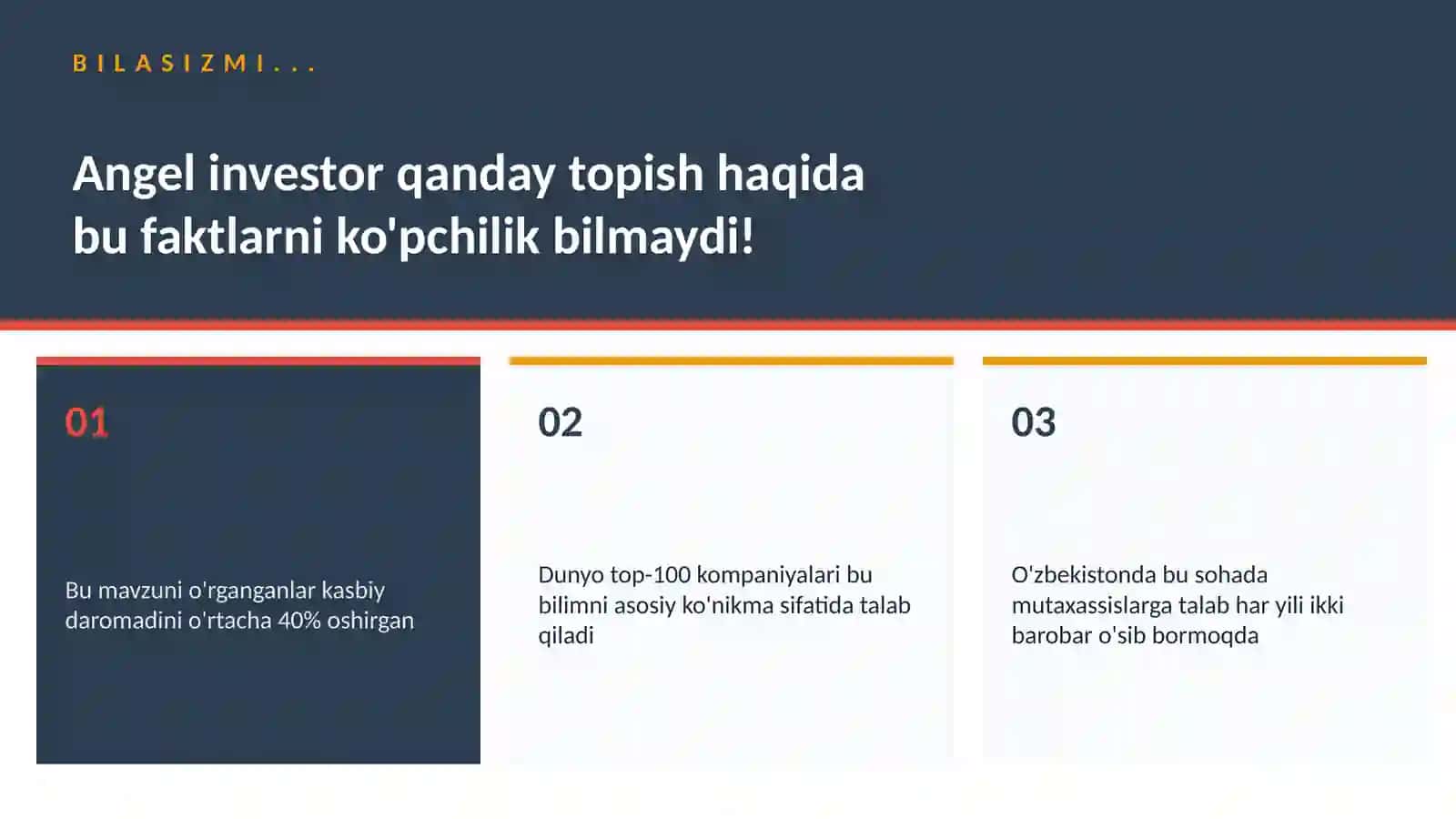 Angel investor qanday topish 2
