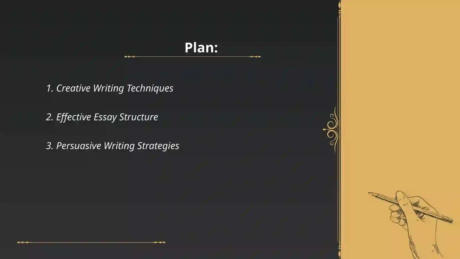 Creative Writing Techniques 2