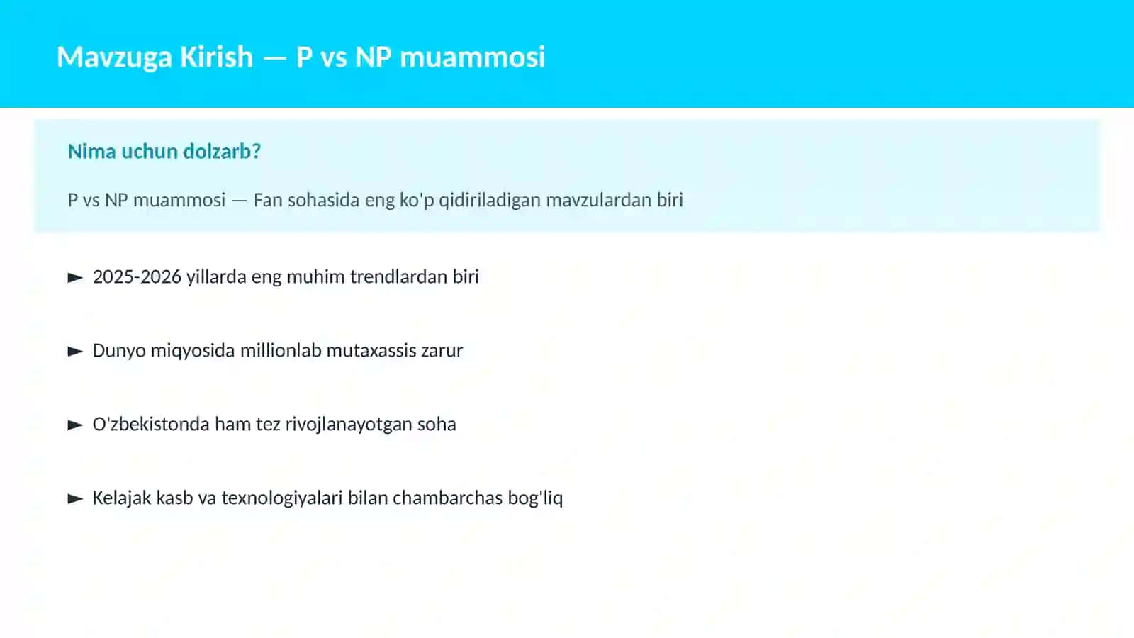 FAN | MATEMATIKA ZAMONAVIY 2