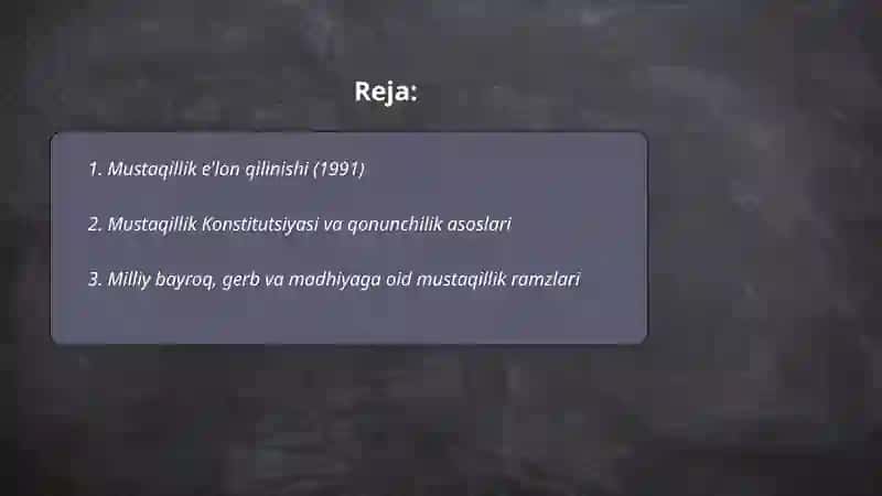 Mustaqillik 2