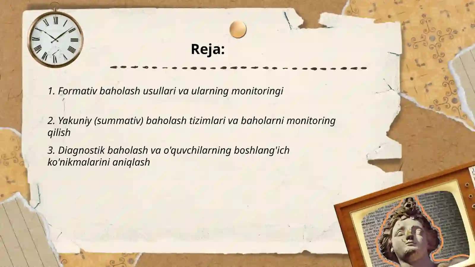 Formativ baholash usullari va ularning monitoringi 2
