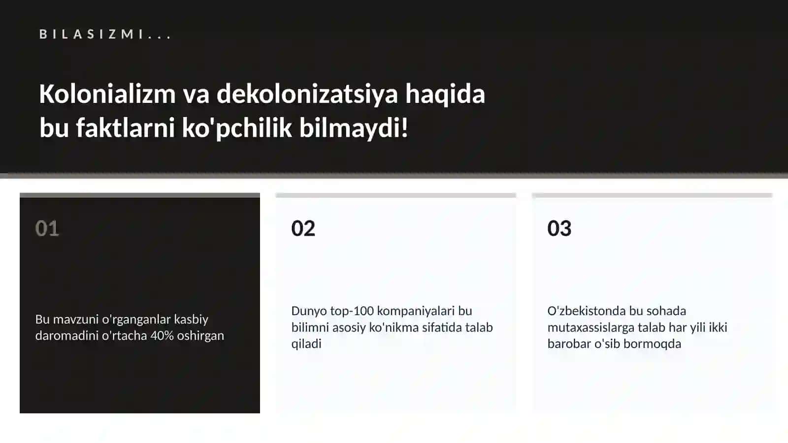 Kolonializm va dekolonizatsiya 2