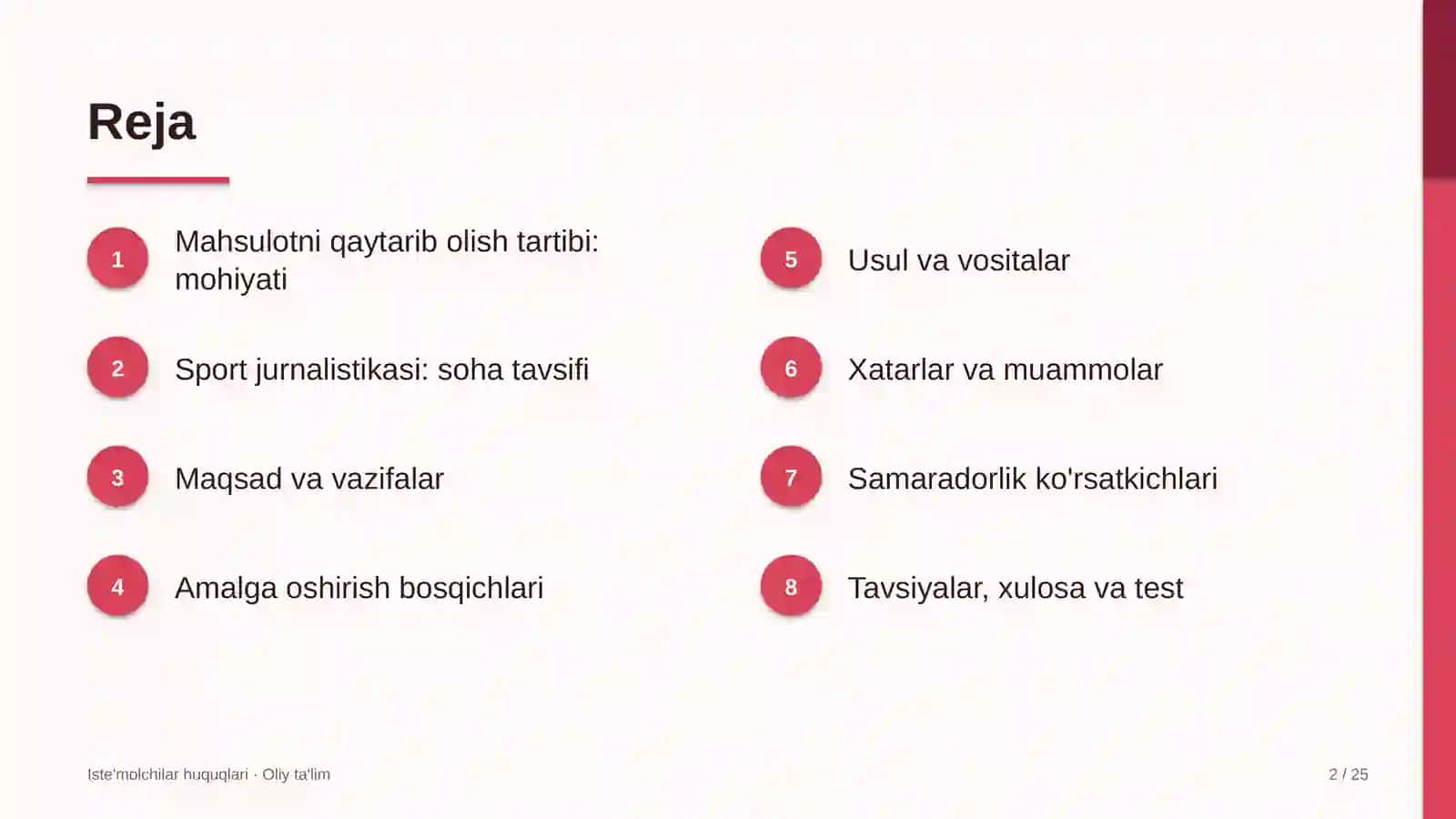 sport jurnalistikasida mahsulotni qaytarib olish tartibi 7699 2
